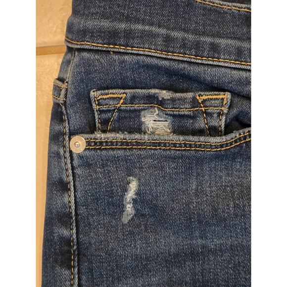 Frame Le Garcon Straight Leg Stretch Jeans, Lupine Grind, Size 26 - Picture 6 of 9